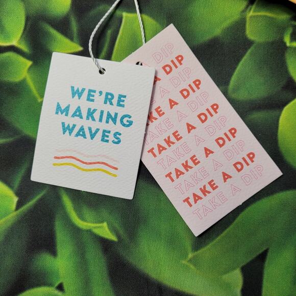 NWT Dippin' Daisy's Reversible Nocturnal Plaid Bikini Bottom size Large - Picture 12 of 16